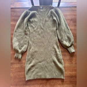 Sage green, Fashion brand, size Small sweater dress